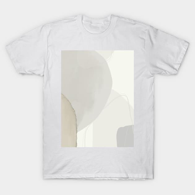 Minimal Abstract Print 010 T-Shirt by Kenkenne